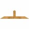 Ekena Millwork Portland Rough Sawn Timber Gable Bracket, Western Red Cedar, 48"W x 14"H x 2"D x 4"F, 7/12 Pitch GBW048X14X0204POR00RWR - alternate 1